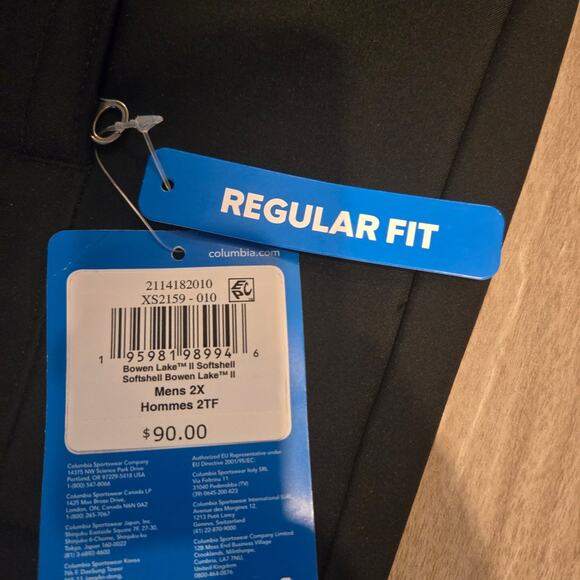 NWT Columbia Softshell Bowen Lake Jacket Sz XXL - Picture 2 of 11